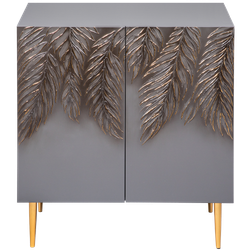 Комод Тропик Стайл с 2 полками Серый Голд