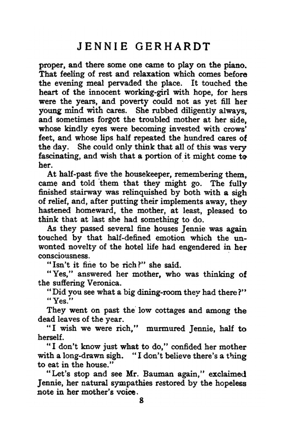 Jennie Gerhardt. A novel | Dreiser Theodore