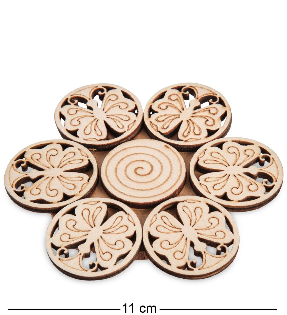 Народные промыслы ДР- 49/ 2 Подставка под горячее 110х10мм