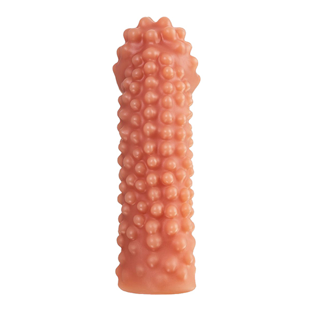 Реалистичная насадка на пенис 16,5см с бугорками Kokos Penis Sleeve 001 L Size