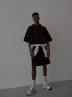 Поло One Two Polo Black