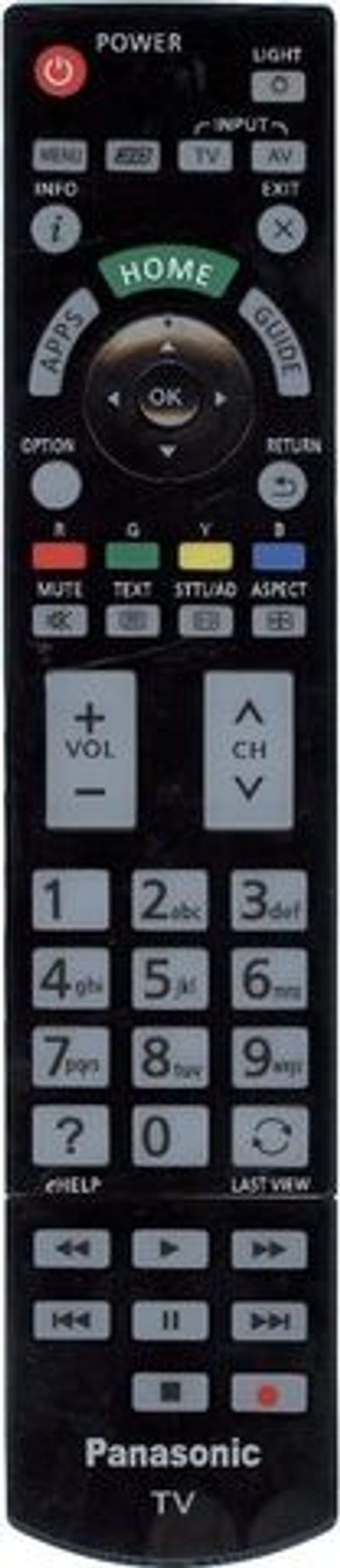 Пульт для Panasonic N2QAYB000936 ориг.3D LCD TV (N2QAYB000863)