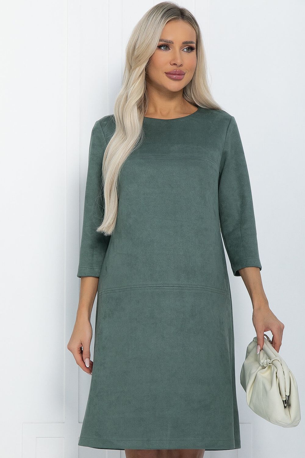 Платье Элегантная простота (полынь) П12241-6 LT Collection