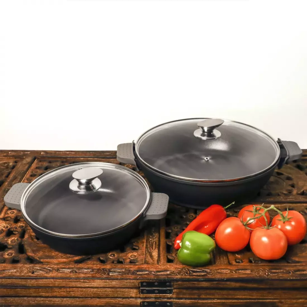 Сотейник с крышкой 5л Kitchen Star Diamante