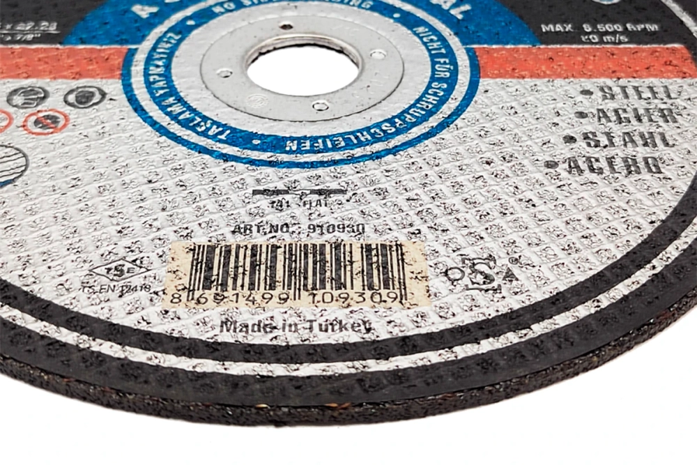 Диск отрезной по металлу Karbosan 180х2,5х22 мм