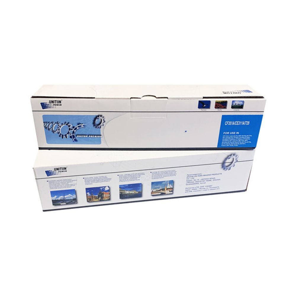 Картридж для HP Color LJ M176/M177 MFP  CF351A (130A) син (1K) UNITON Premium