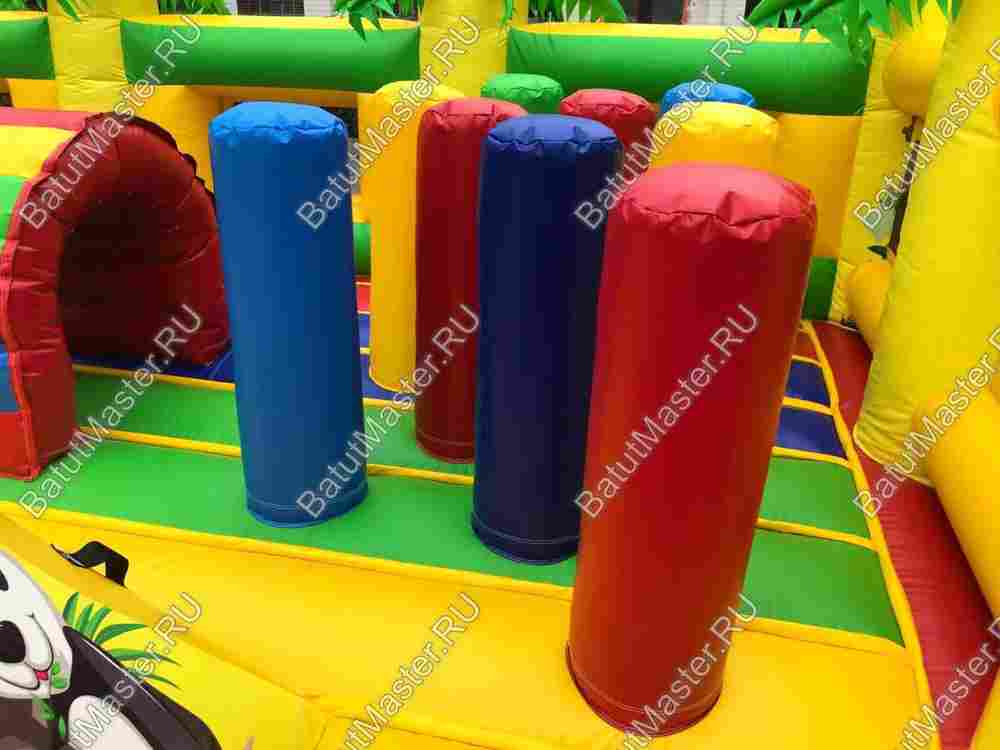 Коммерческий надувной батут Сафари-Тигр с принт печатью