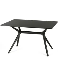 Обеденный стол BB 120x80 см, черный
