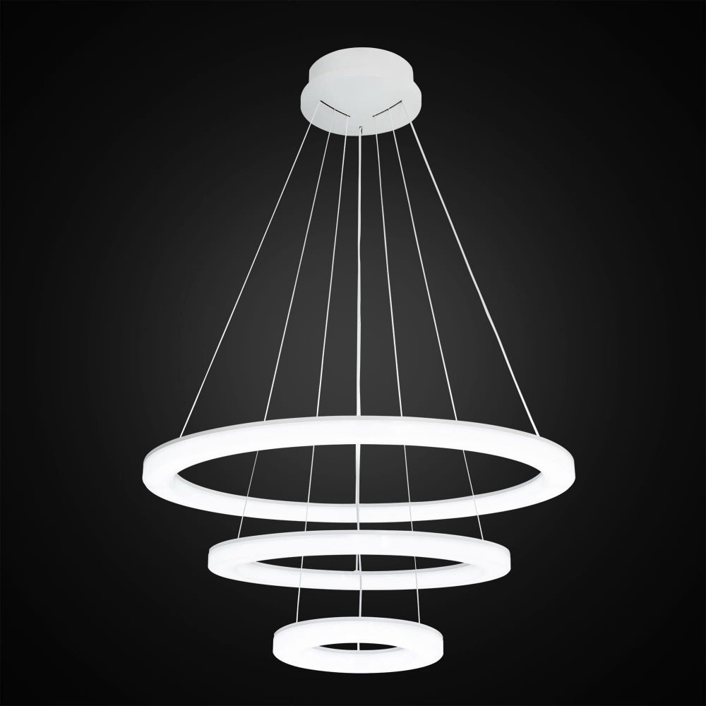 Citilux Электрон Смарт CL710A104S Умная люстра подвесная Белая