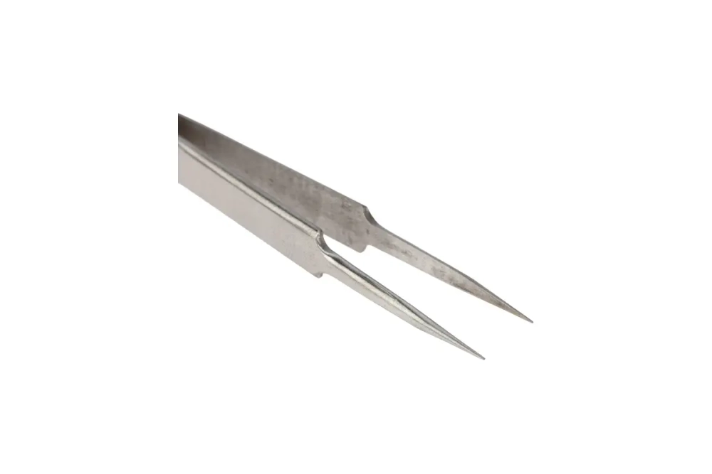 Пинцет 125мм (прямой, с острыми концами, блистер) REXANT 12-0376