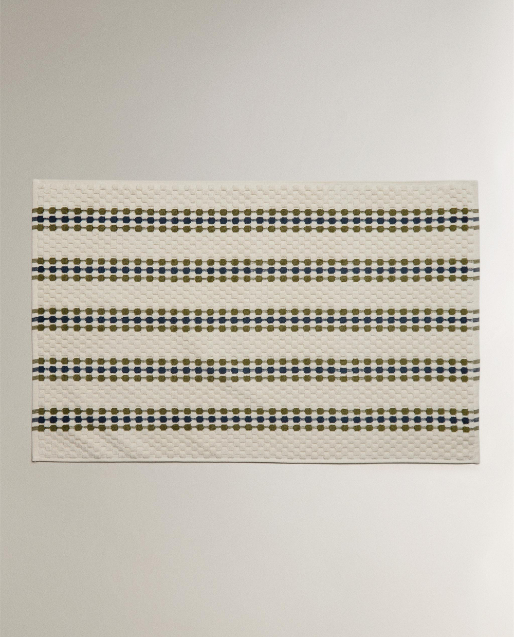 Zara Home коврик для ванной из хлопка, синий, 50x80 см