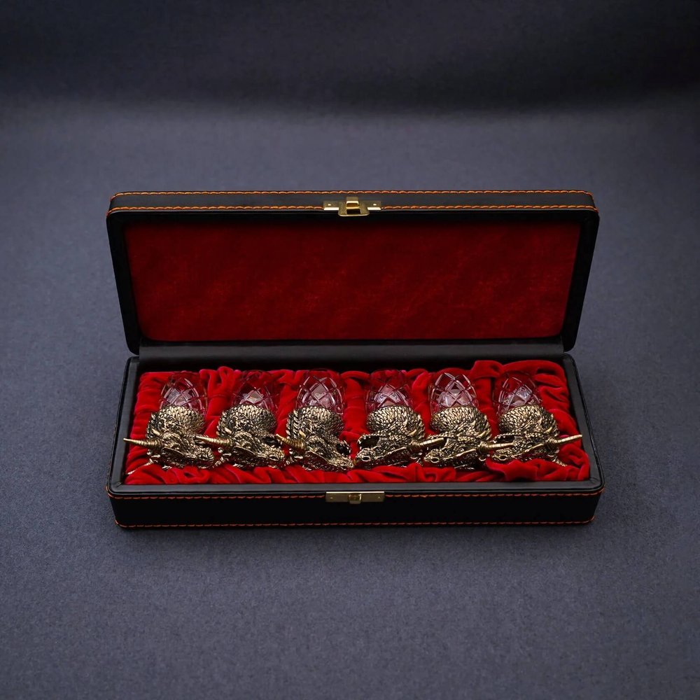 Подарочный набор стопок перевертышей "Драконы"