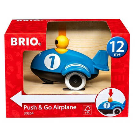 BRIO - Самолет Игрушка Нажми и Поехали 30264