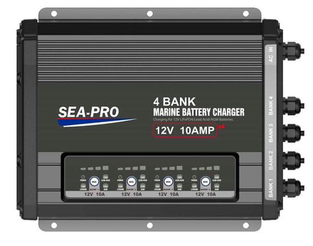 Зарядное устройство Sea-Pro ТЕ4-0330 (4х12В AGM/LEAD-ACID/LiFePo4)