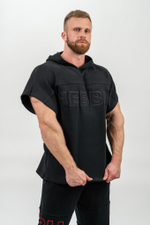 Толстовка без рукавов HOODED T-SHIRT GYM RAG TOP CHAMPION 706 Черная