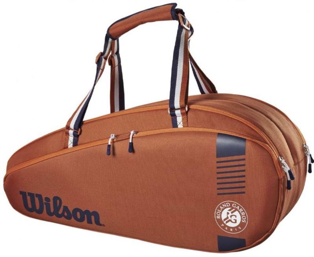 Сумка теннисная Wilson Roland Garros Team 6 PK Racket Bag - clay