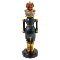 GAEM Фигурка декоративная "Солдатик-медведь", L9 W9 H31 см