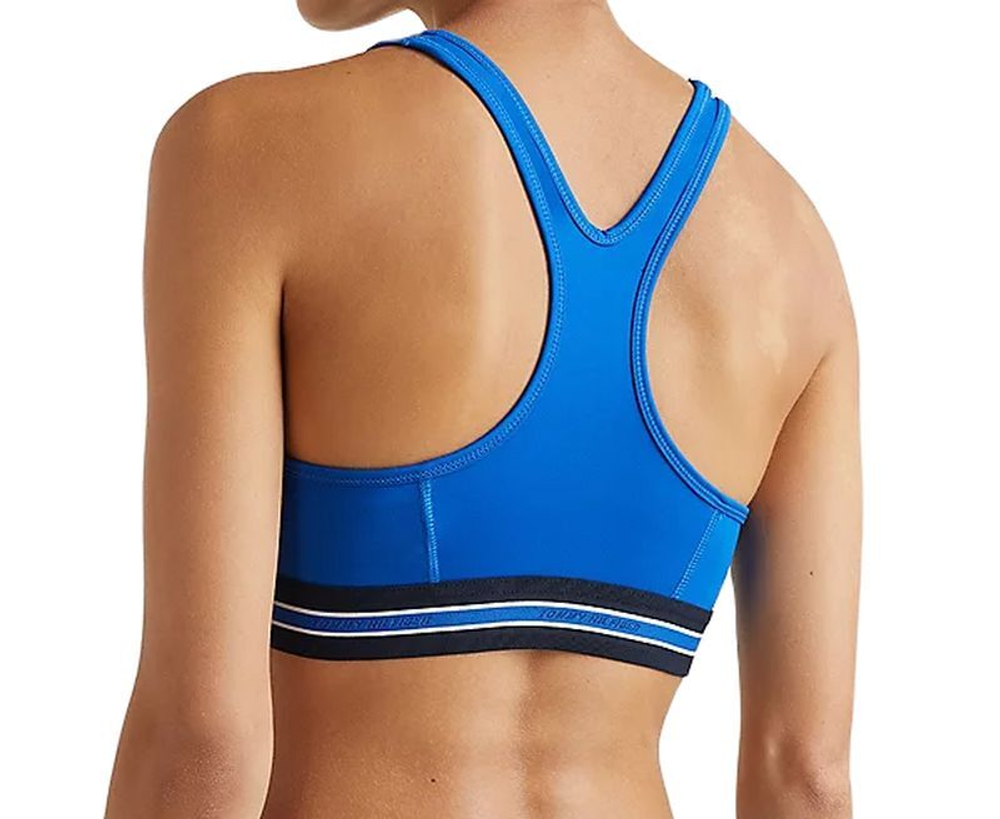 Теннисный бюстгальтер Tommy Hilfiger Mid Intensity Seasonal Tape Bra - kettle blue