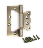 Петля накладная Avers 100*75*2.5-B2-AB БЕЗ ВРЕЗКИ (12/96)(00003985)