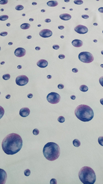 Футер (принт). Пузыри на белом, ВО