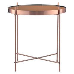 Стол Berg Josen 42.7см золотой/медный