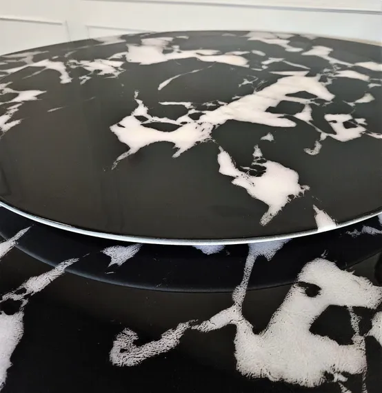 Стол с вращающейся столешницей 4473, Ø135 см, керамогранит