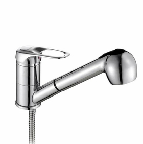 Смеситель д/кухни DIKALAN D6059 с выдв. лейкой