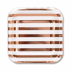 Тарелки малые Розовое Золото