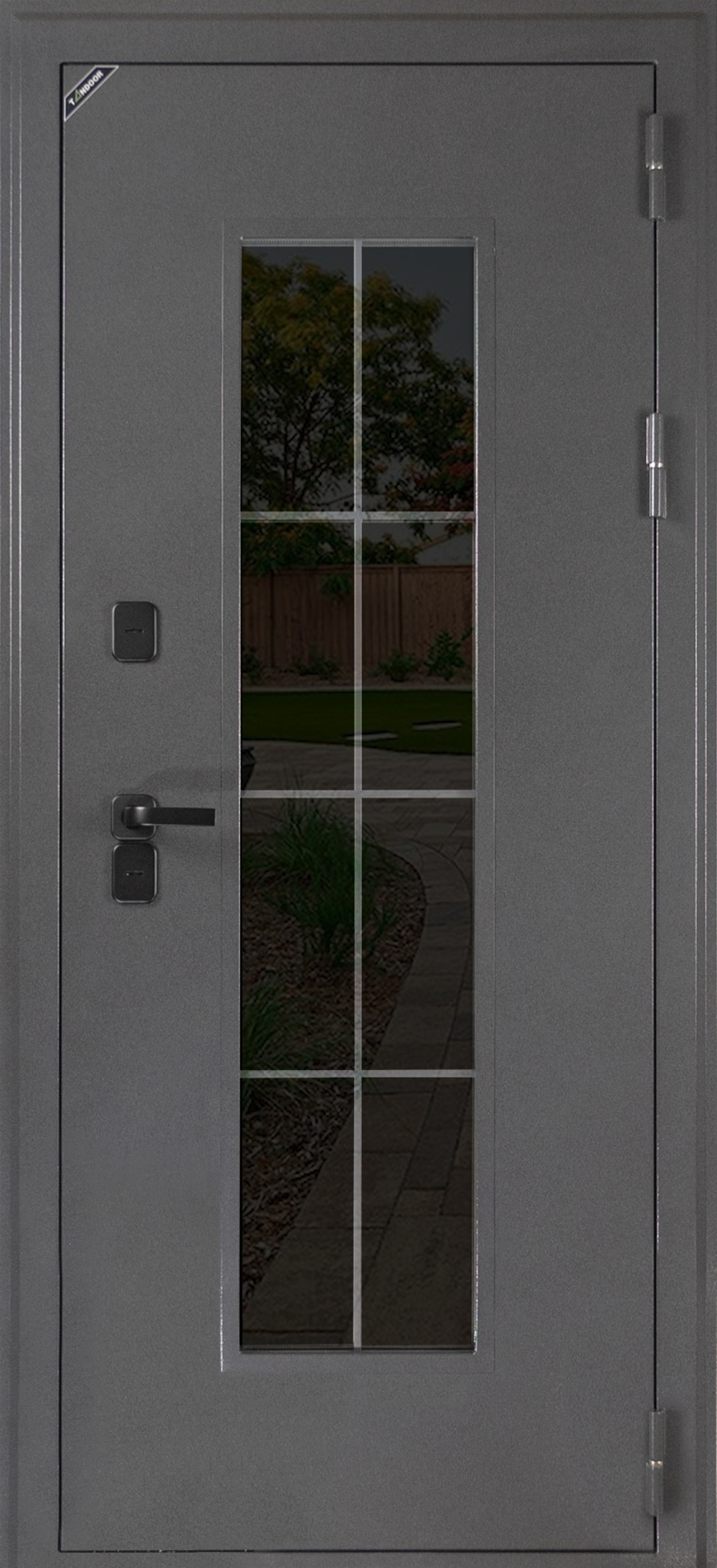 Дверь входная Каталея термо Букле графит