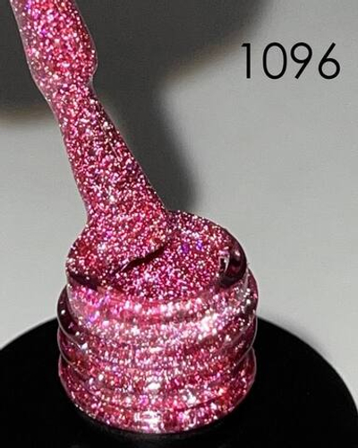 NR гель-лак Bright Flash 1096 - Светоотражающий малиновый, 10мл