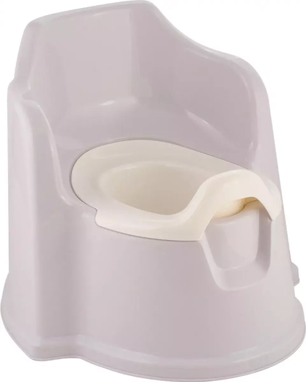 Горшок со спинкой Lalababy Protect Me серо-сиреневый LA1041СРН