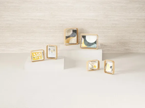 Фоторамка двусторонняя bellwood,16х22 см, натуральное дерево