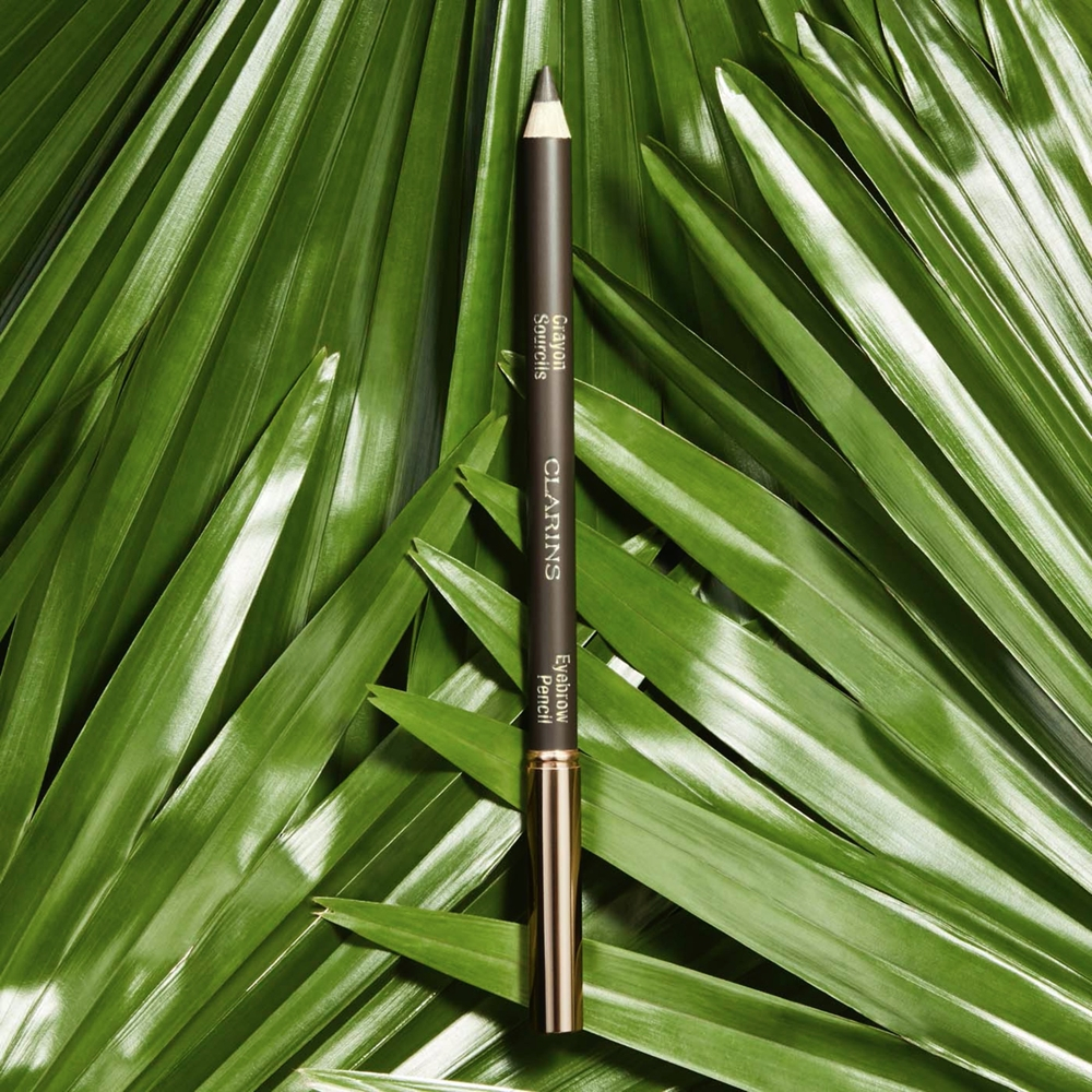 Clarins Eyebrow Crayon Sourcils - Карандаш для бровей с щеточкой оттенок 01 - Dark Brown, 1 g