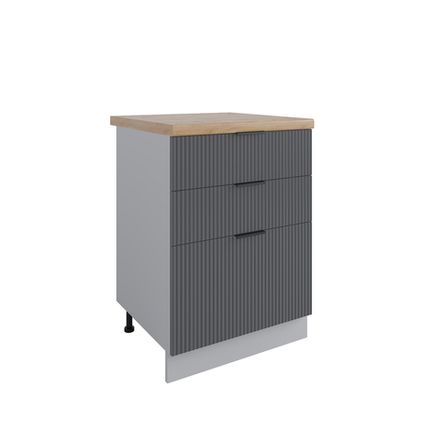 Кухня Модуль СМЯ 600 Фенис 3Д Графит