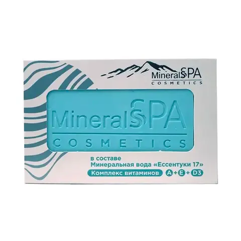 MineralSPA Мыло-скраб на основе минеральной воды Ессентуки 17 и витаминами 120 г