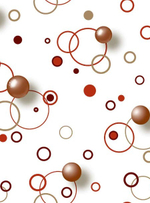 Сфера - 12 белая с перламутром