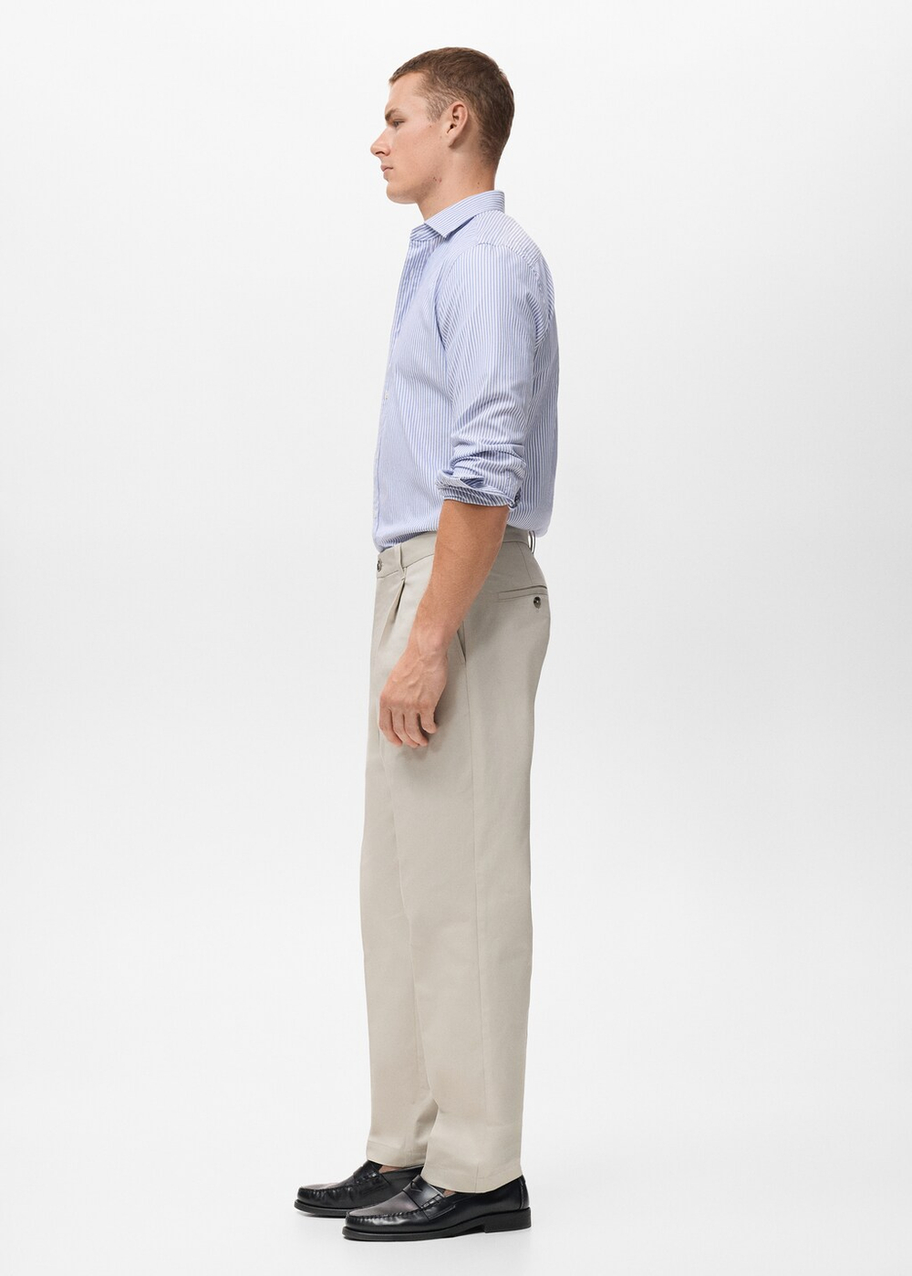 Рубашка из 100% хлопка в полоску кодак