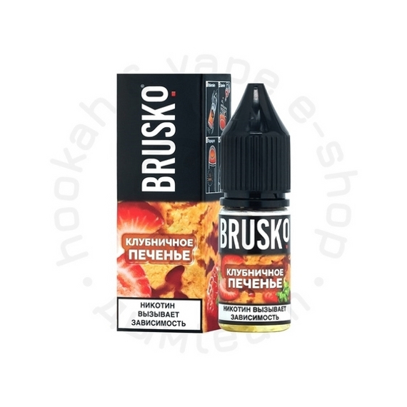 Жидкость BRUSKO Salt, 10 мл, Клубничное печенье, 2 (М)
