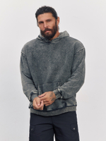 Худи garment dyed (хаки)