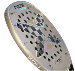 Ракетка для пляжного тенниса NG17 Luxury Nox с дополнительным нанесением Rotor