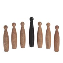 Кегли для бильярда Mosin Billiard 13044 деревянные H68-78мм 7шт.