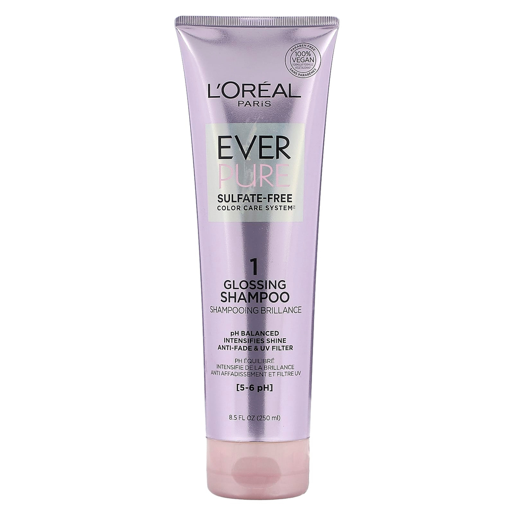 L'Oréal, EverPure, 1 шампунь для блеска, 250 мл (8,5 жидк. унц.)