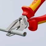 Плоскогубцы комбинированные особой мощности хромированные 200 мм Knipex 02 06 200