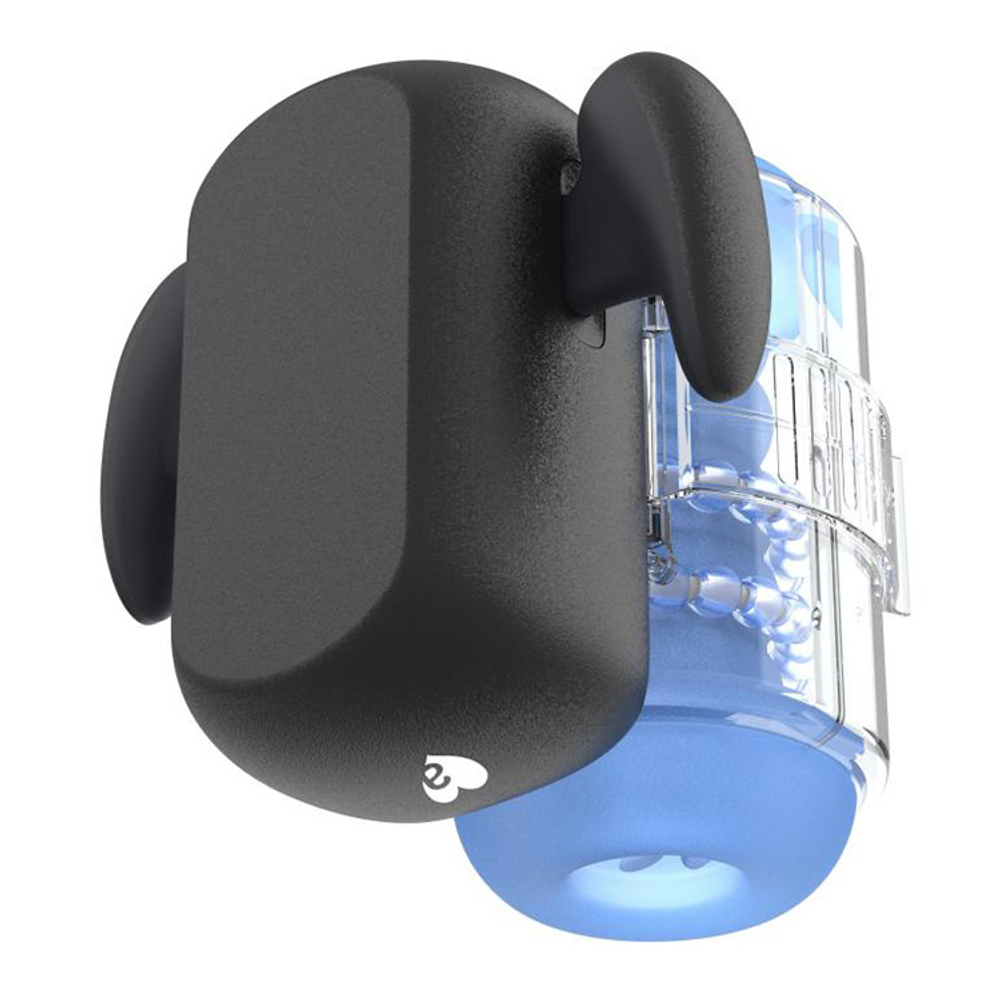 Автоматический мастурбатор с массажем бусинами Amovibe Black Knight Massaging Beads Thrusting Masturbator