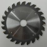Подрезная коническая пила WoodTec для форматно-раскроечных станков Ø125x20x3,1-4,3 Z=24 KON
