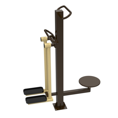 Уличный тренажер №25, "Твистер стоя + хипс", 1250*470*1350 мм.