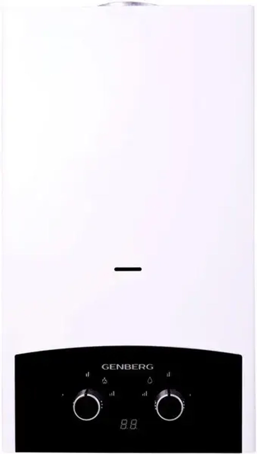 Проточный газовый водонагреватель GENBERG 310.01 премиум 10 л.черная накладка