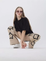 Джинсы-кюлоты  для девочки-подростка хит сезона