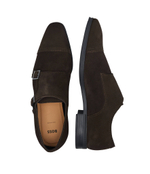 Кожаные монки theon BOSS BLACK - коричневый(50523052)