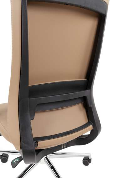 Офисное кресло Chairman 500LUX Россия экокожа бежевый